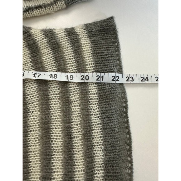 Wooden Ships Paola Buendia NWOT Mohair Blend Striped Sweater M/L Loose Knit SOFT - Picture 6 of 9